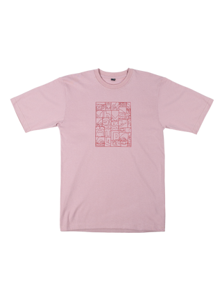 OUTLINE OF STROKES ROSE TEES