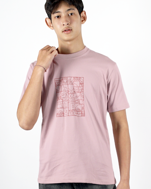 OUTLINE OF STROKES ROSE TEES