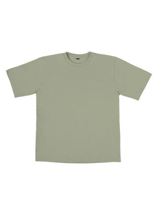 HAMP OVERSIZE TEES SAGE GREEN