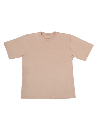 HAMP OVERSIZE TEES LIGHT BROWN