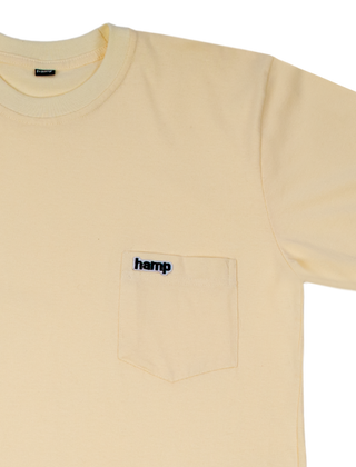 HAMP POCKET TEES CREAM