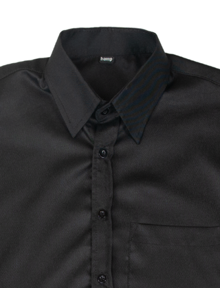 HAMP LONG SLEEVE SHIRT BLACK