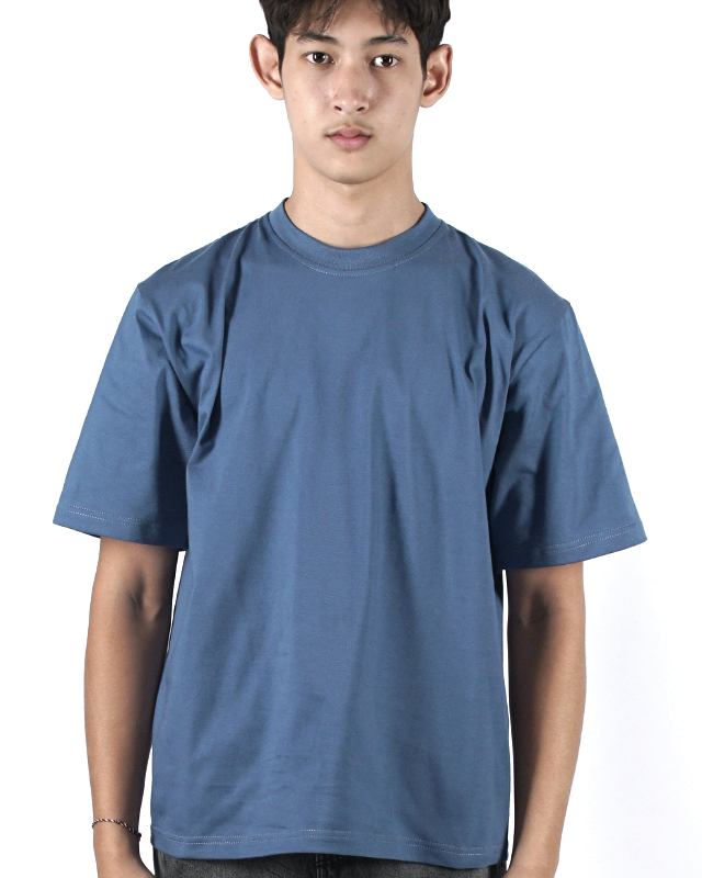 HAMP OVERSIZE TEES DENIM BLUE