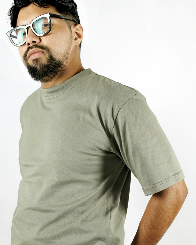HAMP OVERSIZE TEES SAGE GREEN