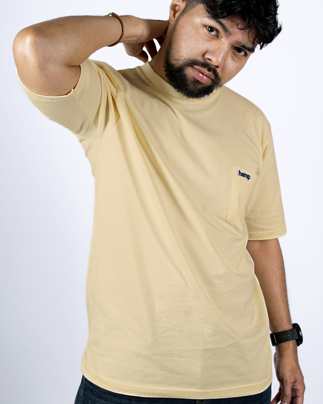 HAMP POCKET TEES CREAM
