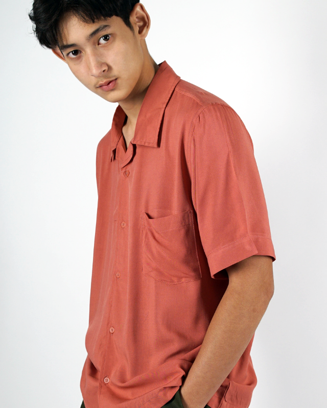 HAMP SHORT SLEEVE SHIRT PUMPKIN