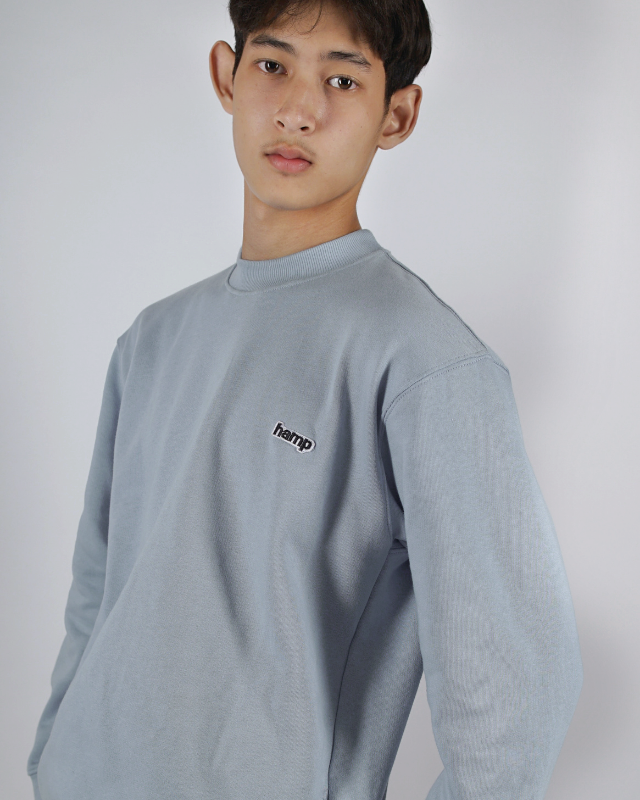 HAMP SWEATER SOFT BLUE